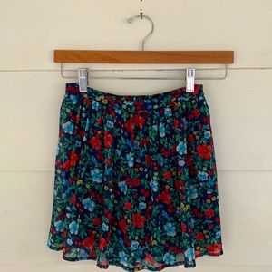 Hollister Floral Mini Skirt